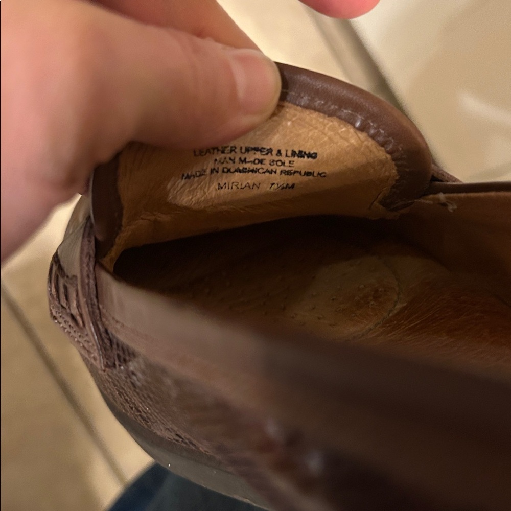 Nurture chocolate Brown 7.5 Loafers shoes - Picture 3 of 5